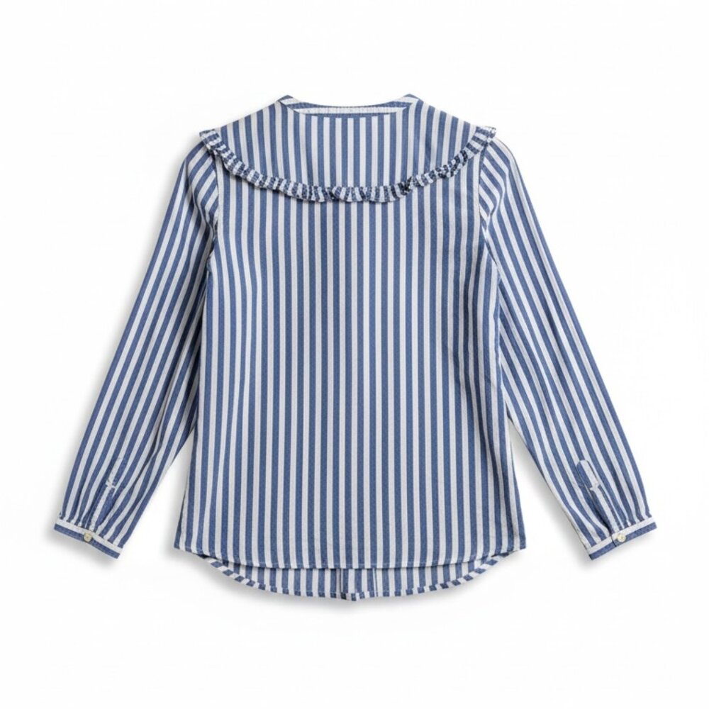 Old Navy blue and white blouse - Picture 2 of 3
